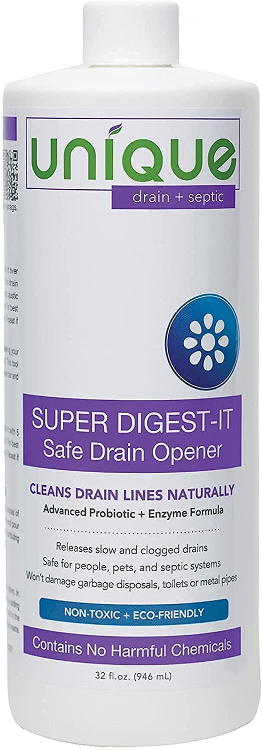 Unique Super Digest-It Safe Drain Opener - 32 oz bottle